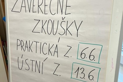 Závěrečné zkoušky našich milých uživatelů Centra dopadly výborně, protože jsou všichni strašně šikovní