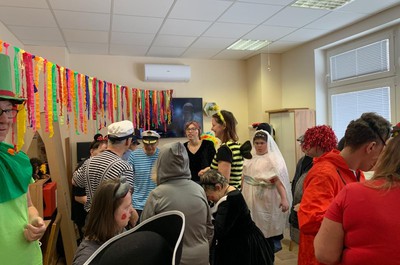 Maškarní zábava u nás v Centru