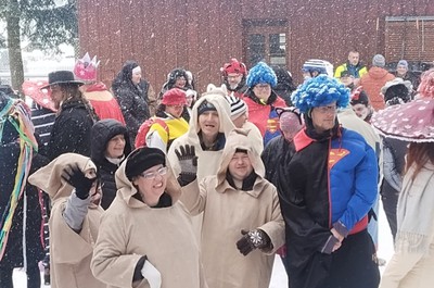 Masopust u kamarádů na Maxově