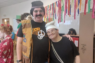 Oslava masopustního svátku v maskách