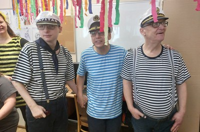 Oslava masopustního svátku v maskách