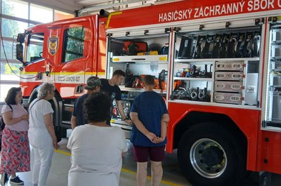 Výlet do hasičské zbrojnice