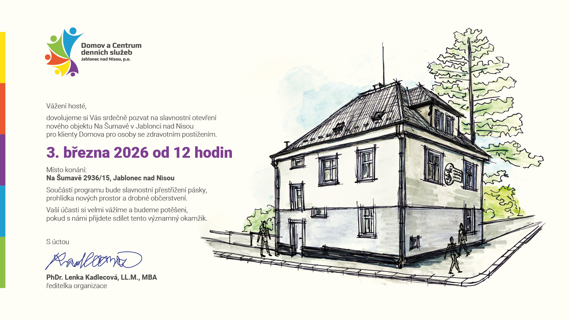 Otevření nového objektu Na Šumavě v Jablonci nad Nisou